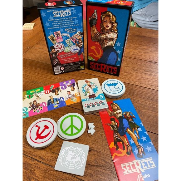 REPOS PRODUCTIONS Secrets-  Social Bluffing Card Game for 4-8 Players Ages 10+ - Picture 1 of 6